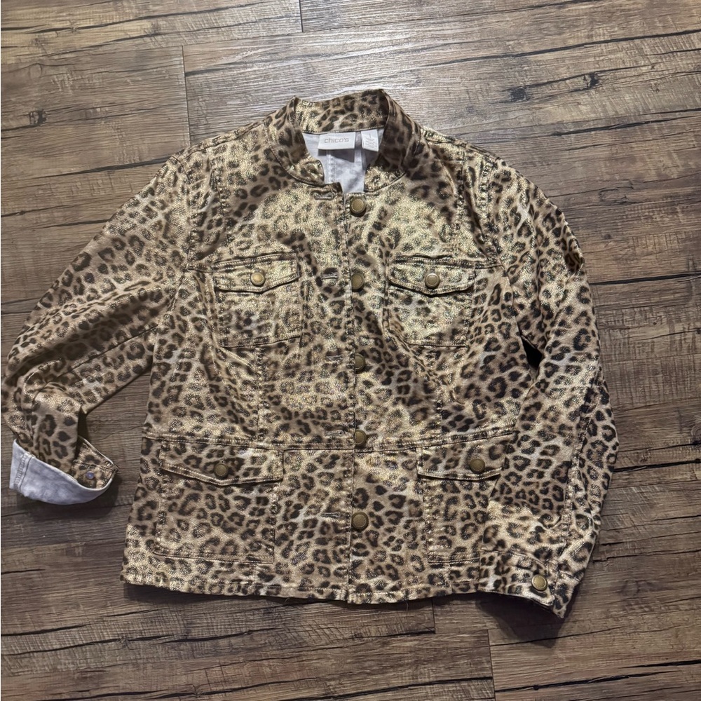 Chico's Animal Print jacket